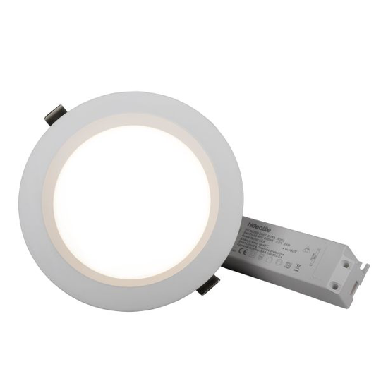 Hide-a-Lite DL Plano Basic Alasvalo valkoinen Ø190 mm