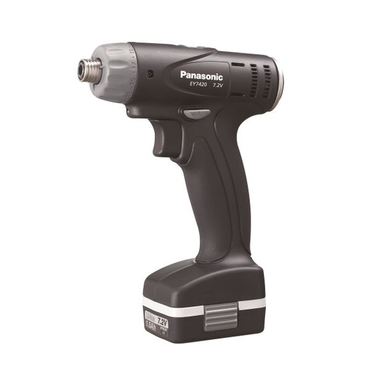Panasonic EY7420 Ruuvinväännin sis. akun ja laturin