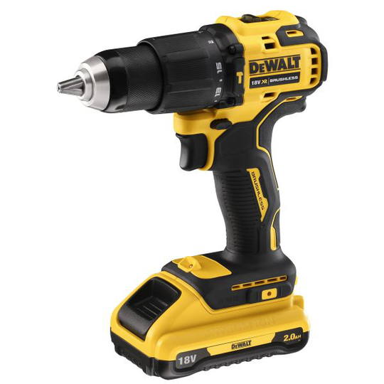 Dewalt DCD709D2T Iskevä ruuvinväännin sis. akun ja laturin