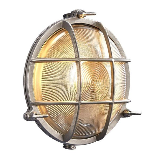 Nordlux POLPERRO 49021055 Seinävalaisin E27, IP64 Nikkeli