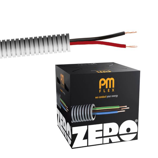 PM FLEX RQUB ZERO Kaapeli esireititetty, 100 m, 2x0,75 mm²