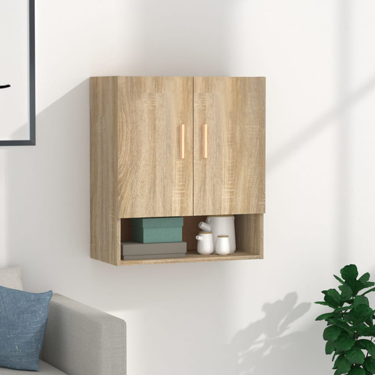 vidaXL Seinäkaappi Sonoma-tammi 60x31x70 cm tekninen puu