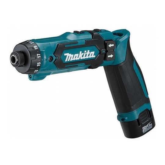 Makita DF012DSJ Momenttiruuvinväännin sis. akun ja laturin