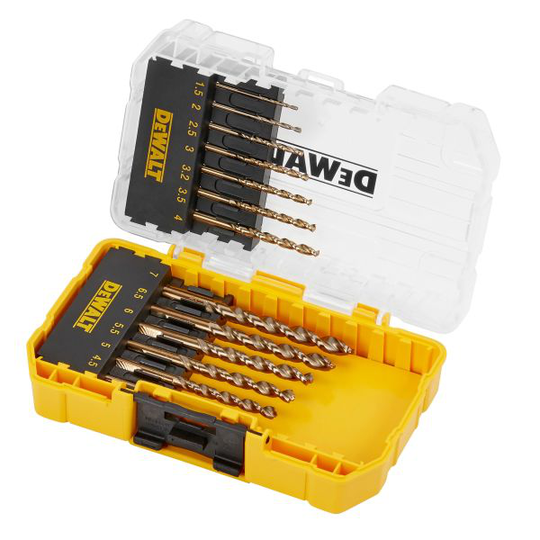 Dewalt DT70710-QZ Metalliporanteräsarja 13-osainen