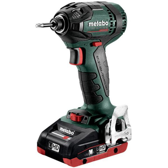 Metabo SSD 18 LTX 200 BL Ruuvinväännin sis. akun ja laturin