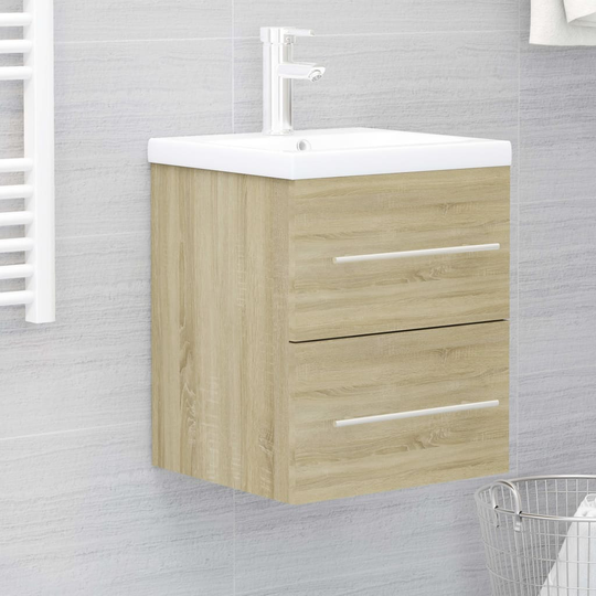 vidaXL Allaskaappi Sonoma-tammi 41x38,5x48 cm lastulevy