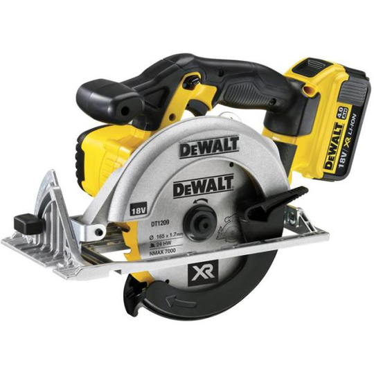 Dewalt DCS391M2 Pyörösaha sis. akun ja laturin