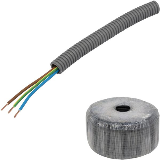 Pipelife FK PowerFlex Kaapeli esireititetty, lämpötilaluokka II 100 m, 3G1,5 mm², ulko-Ø16 mm
