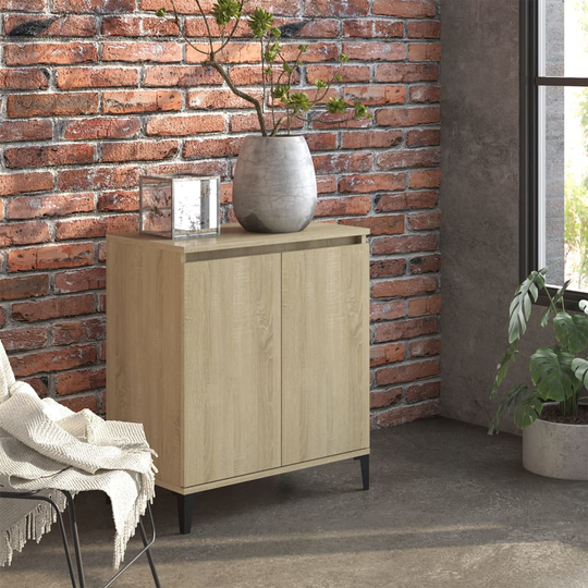 vidaXL Senkki Sonoma-tammi 60x35x70 cm lastulevy