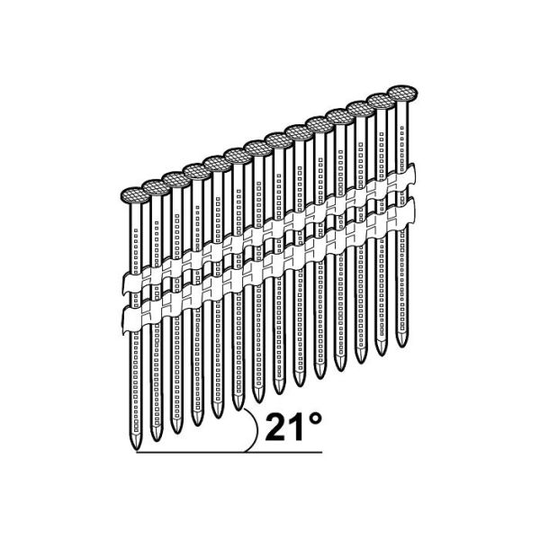 ESSVE M-Fusion Konenaula 21°, D-kanta, 2200 kpl:n pakkaus 2,8x50mm