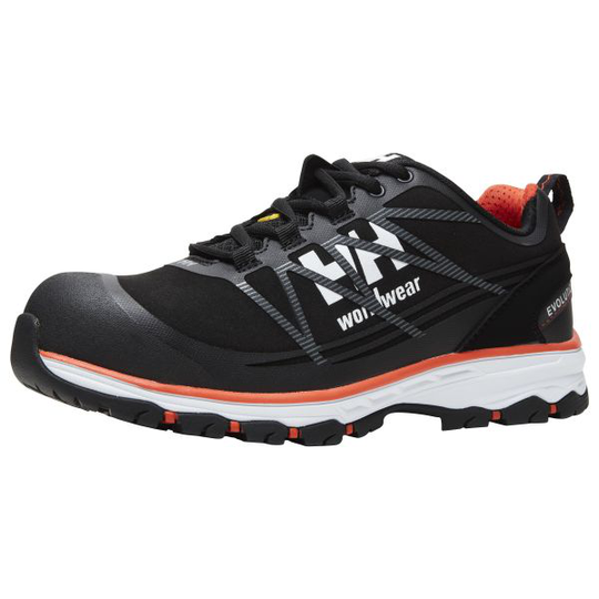 Helly Hansen Workwear Chelsea Evo Turvakengät S3, musta/oranssi, matala, alumiinikärki Koko 40