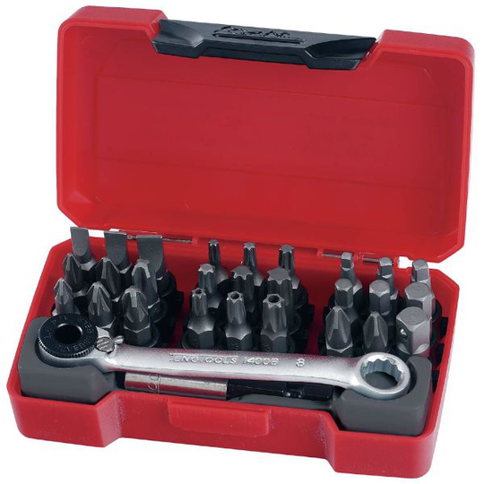 Teng Tools TM029 Ruuvikärkisarja 29-osainen