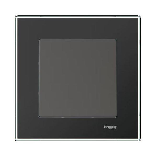 Schneider Electric Exxact Kytkin upotettu, antrasiitti, lasikehyksellä 1-napainen/portaikko