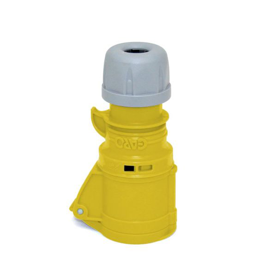 Garo S 216-4 Q Jatkopistorasiat IP44, 3-napainen, 16A, Quick Keltainen, 4 h