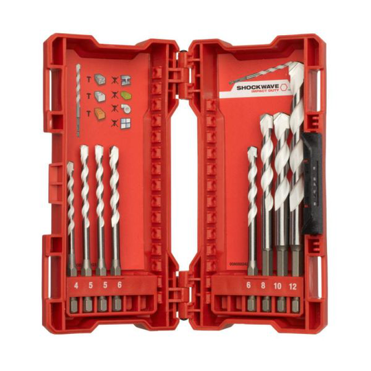 Milwaukee 4932471112 Yleisporanteräpakkaus 8-osainen