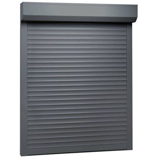 vidaXL Rullakaihdin alumiini 120x150 cm antrasiitti