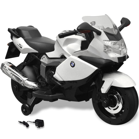 BMW 283 Sähköinen Moottoripyörä Lapsille Valkoinen 6 V