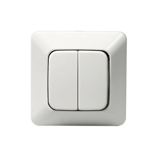 ABB 1066U2 Kytkin upotettava, IP20, maalarinvalkoinen Porras