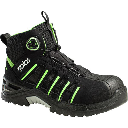 Jalas 9945 Exalter Easyroll Suojakengät S1P, BOA, musta/lime 34