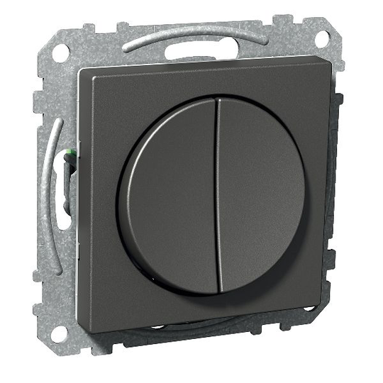 Schneider Electric Exxact Vaihtokytkin antrasiitti, IP20 Kruunukytkin