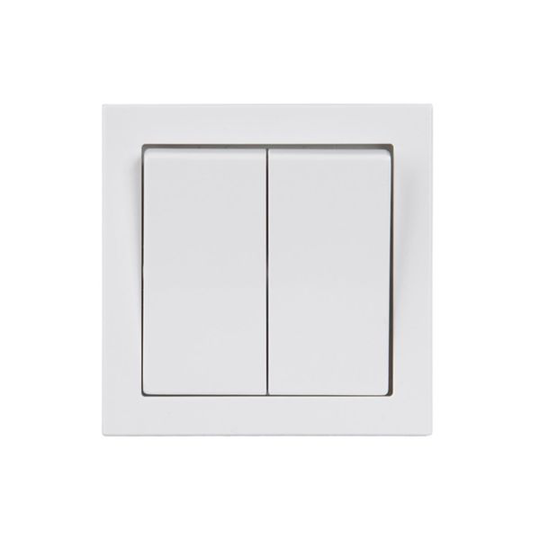 ABB 1065UW-84 Kytkin IP44, valkoinen Kruunu