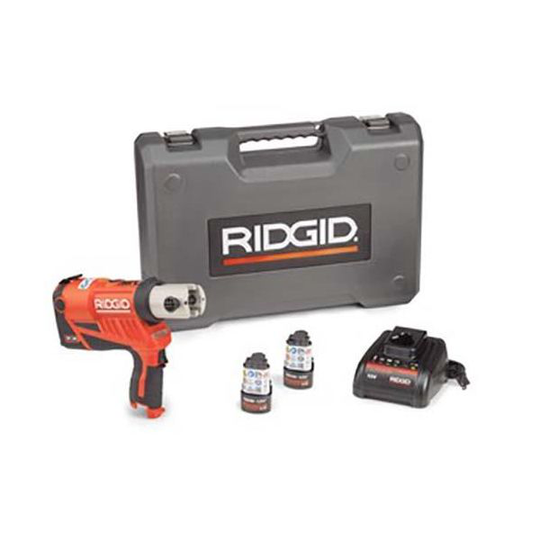 Ridgid RP 240 Puristustyökalu mukana laukku, akku ja laturi