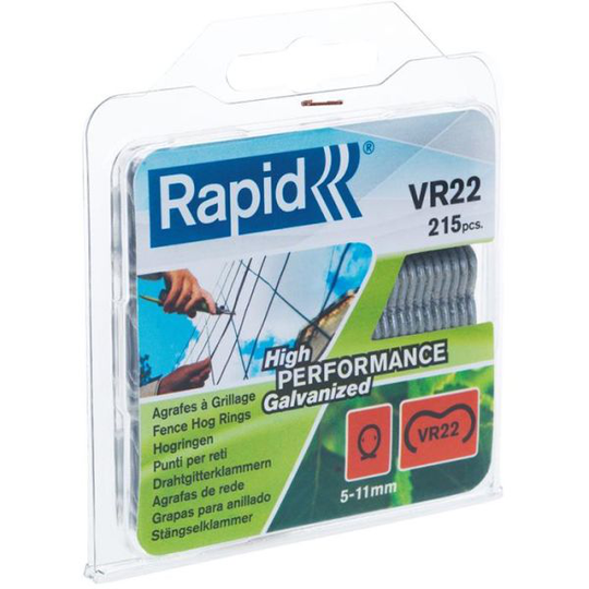 Rapid VR22 Sinkilät hopea 215 kpl:n pakkaus
