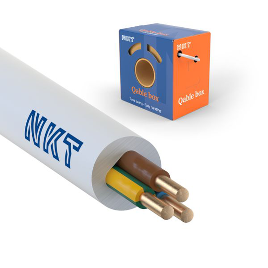 NKT EXQ XTRA Asennuskaapeli 3G2,5 mm², 300/500 V 50 m, kartonki