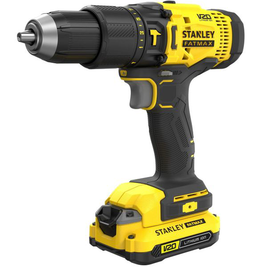 STANLEY FatMax SFMCD711C2K-QW Iskevä ruuvinväännin sis. akut ja laturin