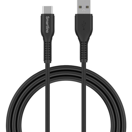 Smartline 4000141791 Latauskaapeli 2 metriä, USB-C/USB-A