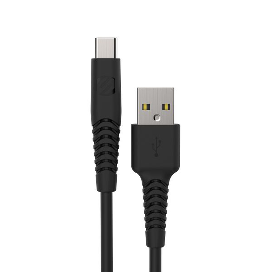 Scosche SynCable HD USB-kaapeli USB-A – USB-C, musta