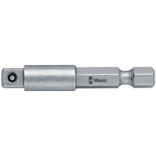Wera 05050205001 Neliövääntiö 1/4"-kuusikulmakiinnitys. 50 mm, 1/4"