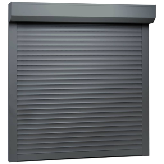 vidaXL Rullakaihdin alumiini 100x100 cm antrasiitti