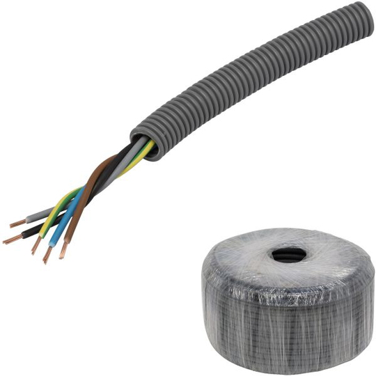 Pipelife FQ PowerFlex Kaapeli esireititetty, kierretty 20 mm x 50 m, 5G 2,5 mm²