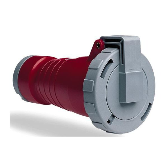ABB 2CMA166538R1000 Jatkopistorasia IP67, 16 A, ruuvikiristin 3-napainen, sininen