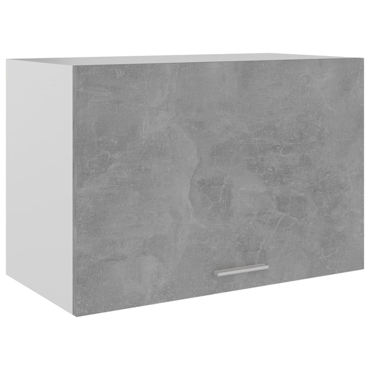 vidaXL Seinäkaappi betoninharmaa 60x31x40 cm lastulevy