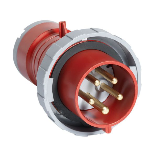 ABB 2CMA166494R1000 Pistotulppa IP67, 16 A, ruuvikiristin 5-napainen, Punainen
