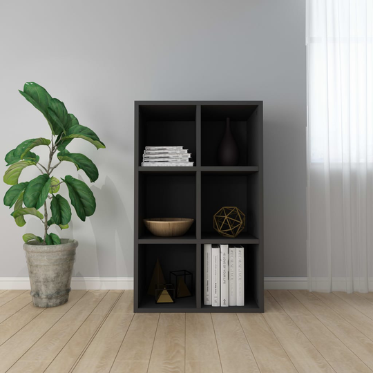 vidaXL Kirjahylly/senkki musta 66x30x97,8 cm lastulevy