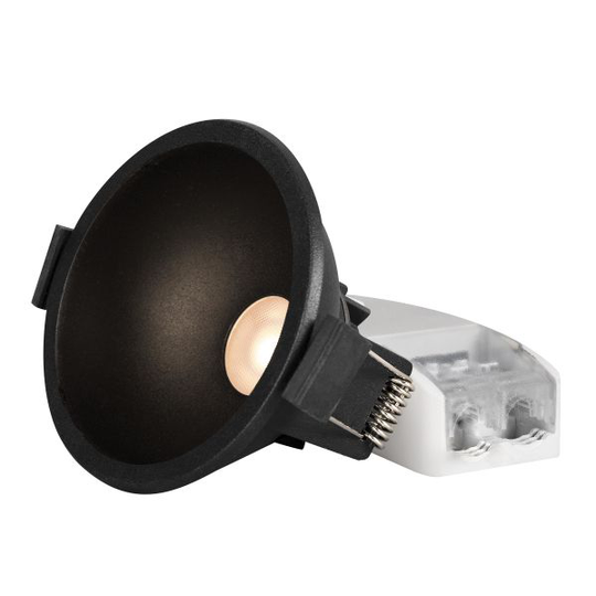 Hide-a-Lite Globe G2 Recessed Downlight-valaisin musta 2700K