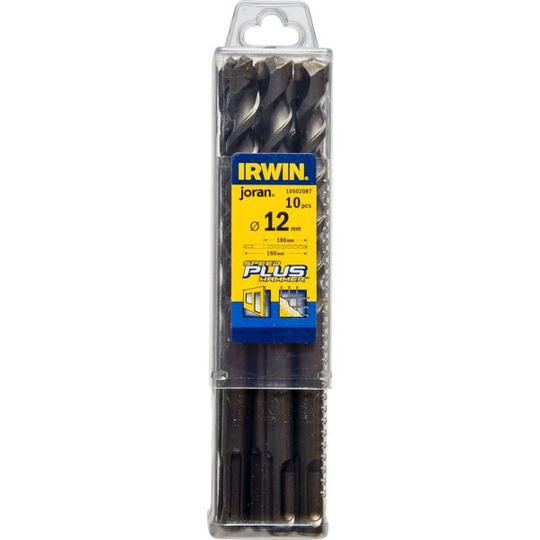 Irwin 10502087 Poranterä Ø12 x 160 mm, SpeedHammer Plus, 10 kpl