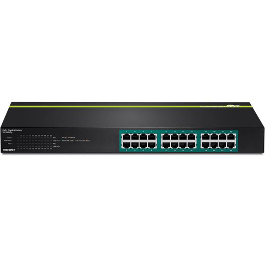 TRENDnet TPE-TG240G Kytkin tuulettimeton, metalli 24 porttia