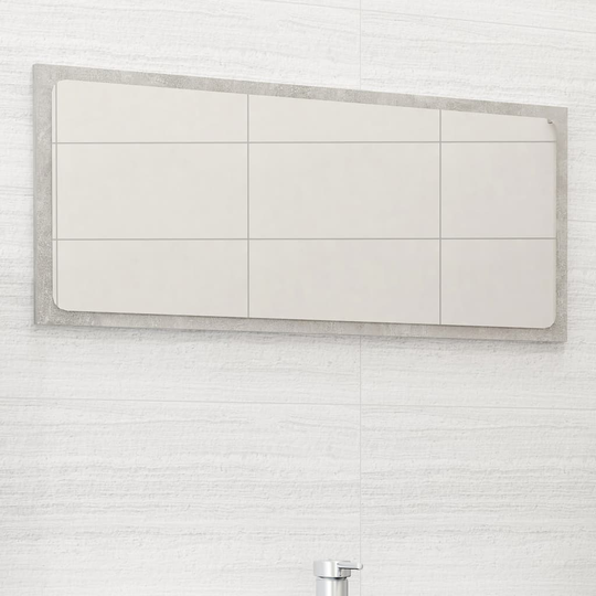 vidaXL Kylpyhuonepeili betoninharmaa 80x1,5x37 cm lastulevy