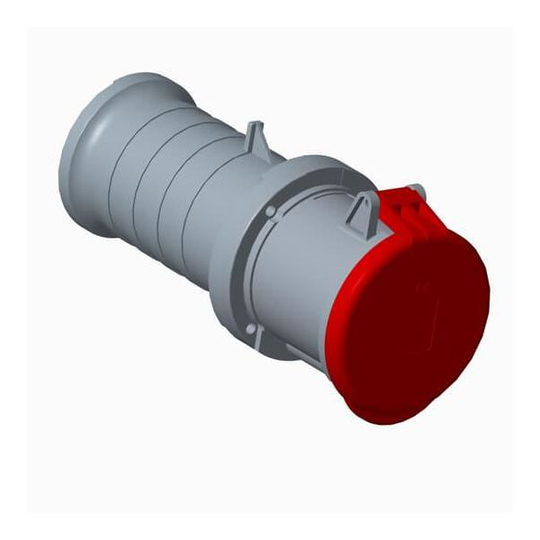 ABB 2CMA166856R1000 Jatkopistorasia suora, IP44 Punainen, 11 h
