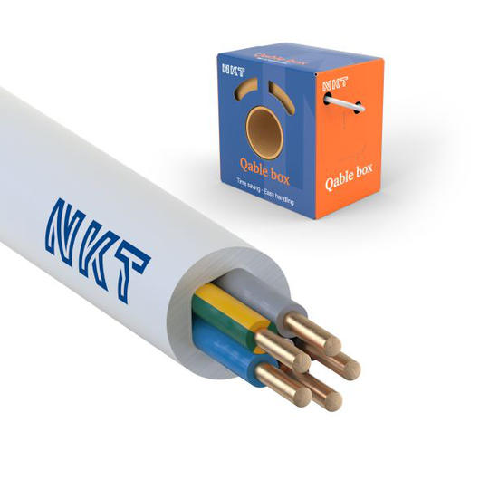 NKT EXQ XTRA Asennuskaapeli 5G1,5 mm², 300/500 V 50 m, kartonki