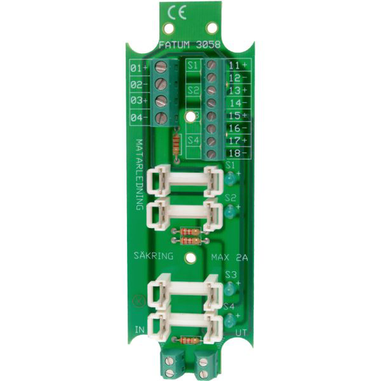 Alarmtech 3058.03 Sulakeliitin 1 in-4 out, suojaus