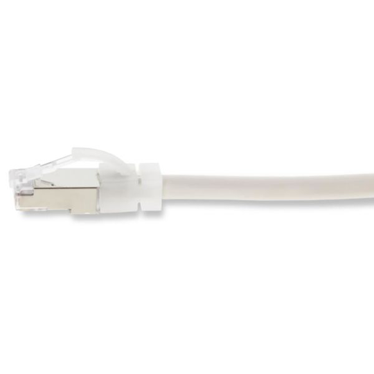 Eurolan 21D-S6-0EWT Patch-kaapeli 2 x RJ45 SSTP, valkoinen 0,5 m