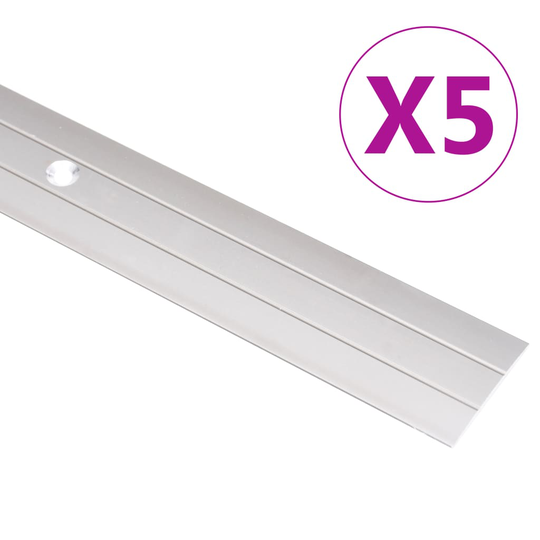 vidaXL Peitelistat 5 kpl alumiini 134 cm kulta