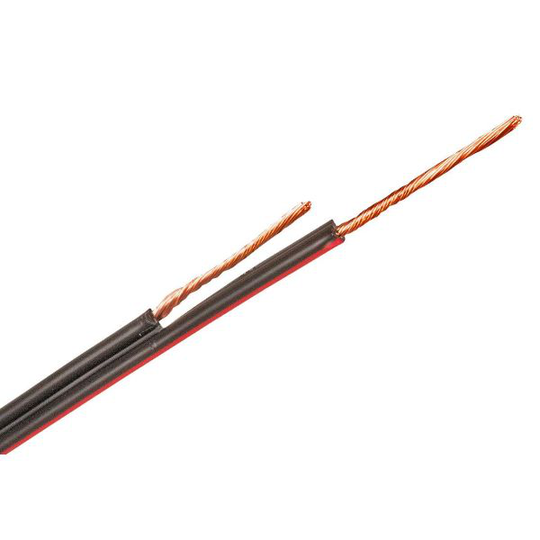 Nexans RQUB LED-kaapeli 2x0.75 mm², musta/punainen 100 m, rulla