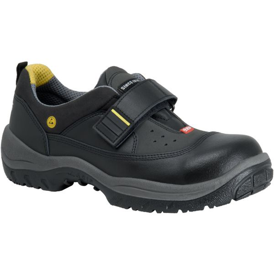 Jalas 3350 Easy Grip Suojasandaali S1, musta/keltainen 36