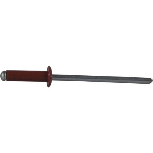 ESSVE 62725 Vetoniitit 3,2x12 mm, alumiini/teräs, avoin tiilenpunainen, 775 kpl